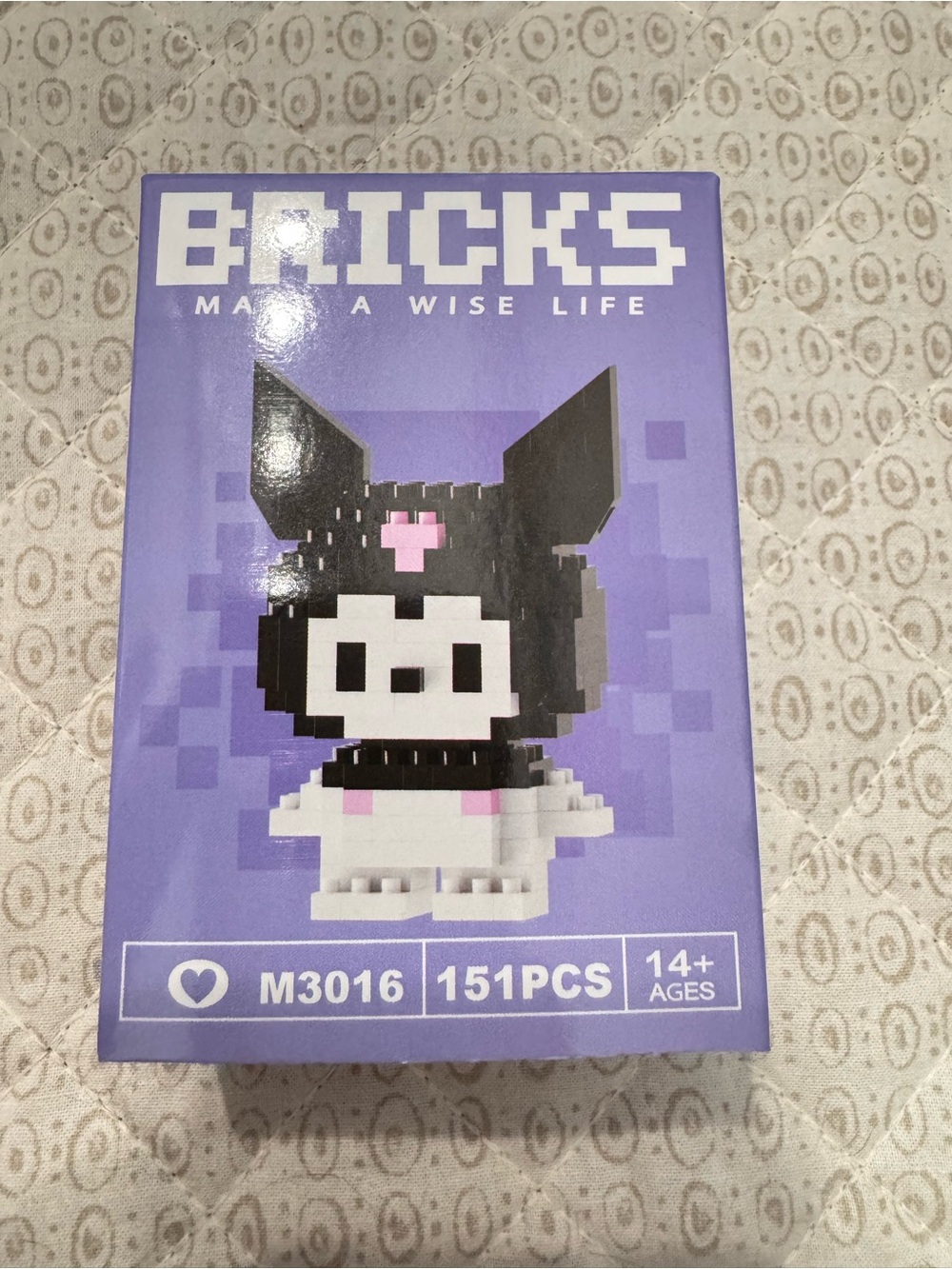 Bricks Sanrio Kuromi Building Blocks set - 151 PCS
